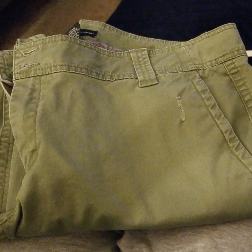 Pants olive green